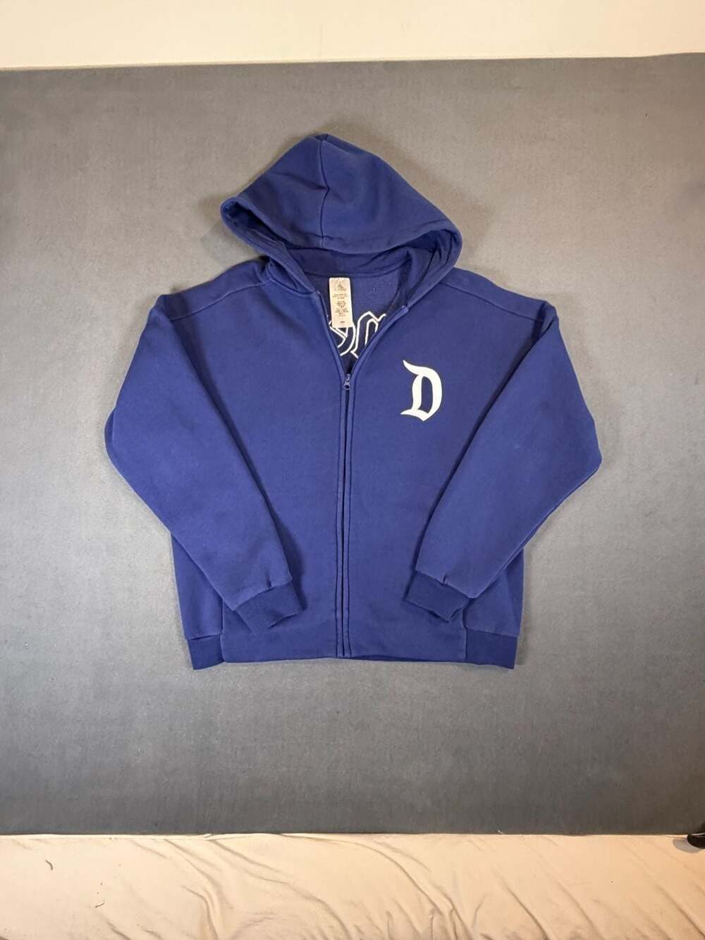 Disney Disneyland Authentic Original Est. 1955 full-zip hoodie /navy Small
